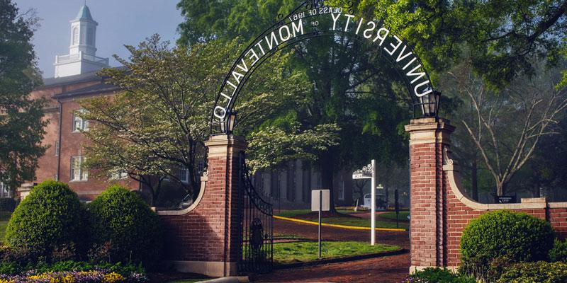 University of Montevallo campus gates